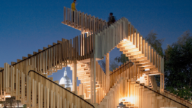 American Hardwood Export Council Endless Stair hardwood CLT