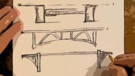 Scott Wunder sketches conference table