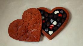 Valentine candy box