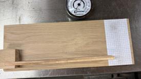 Shop-built hygrometer with pro hygrometer