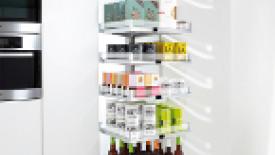 Richelieu’s Convoy Pull-Out Pantry System for Accessible Storage