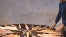 How to Assemble Expanding Barnwood Round Table