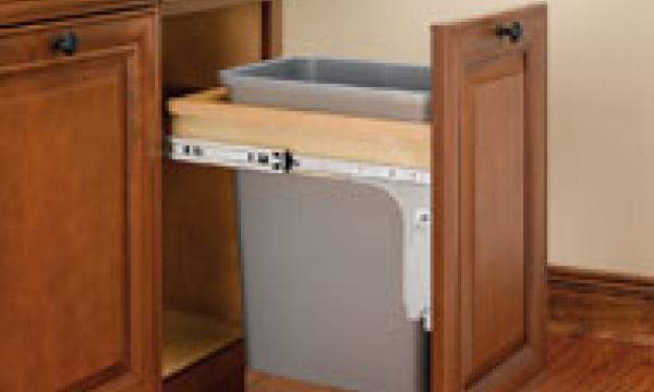 Reduced Depth Top Mount Pull-out Waste Containers