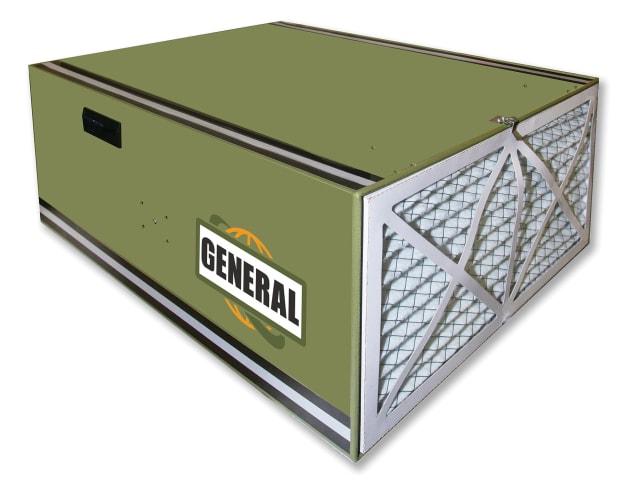Ceiling filtration system