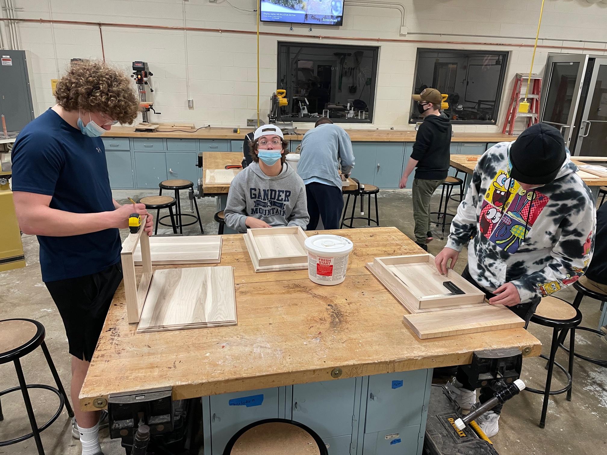 Kettle Moraine High School woodworking program