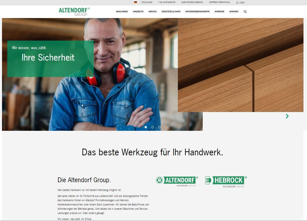 Altendorf launches new website.