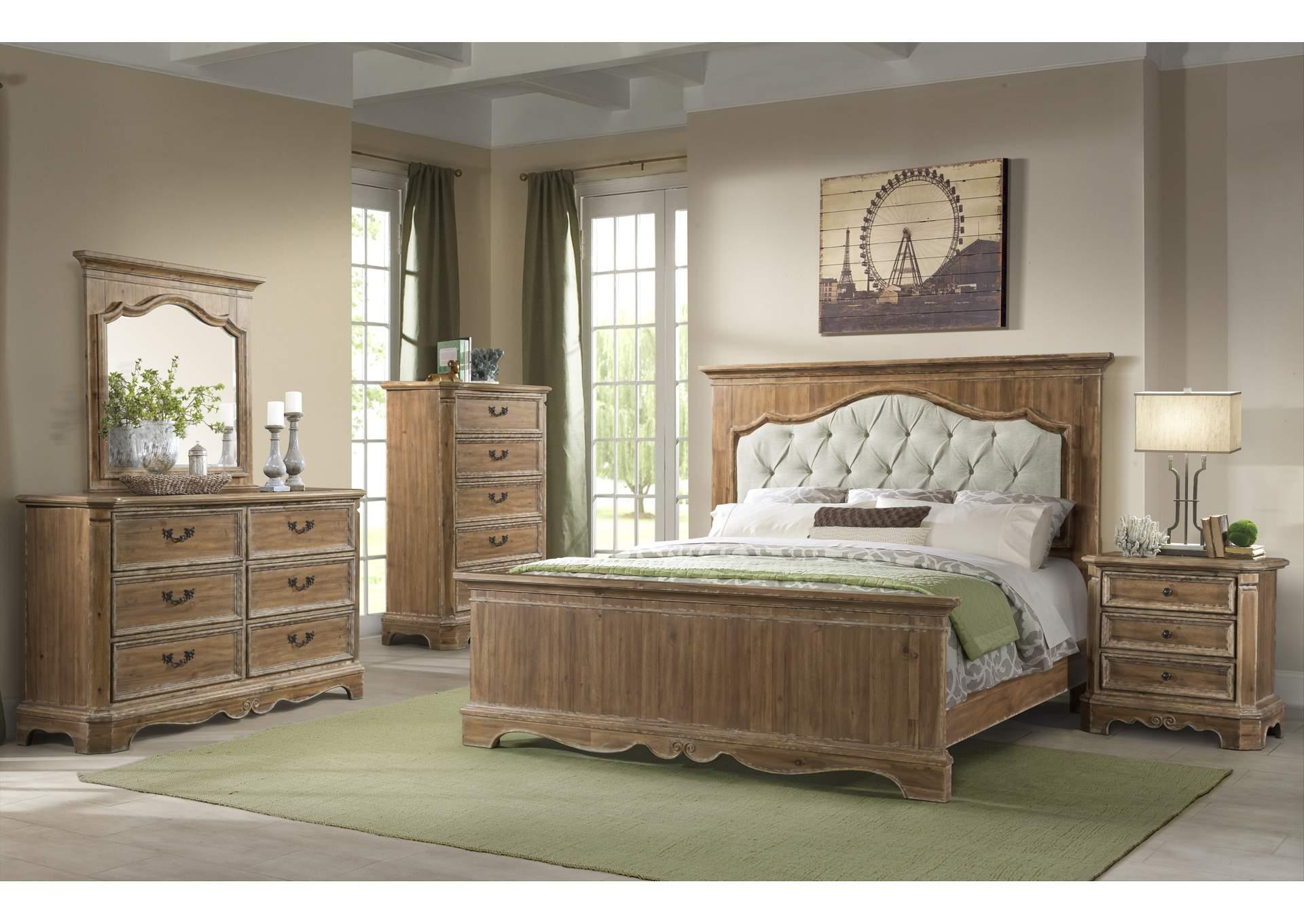 Lane Furniture's Cottage Charm Queen Panel Bed