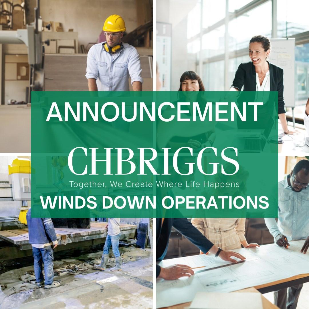 C.H. Briggs winds down