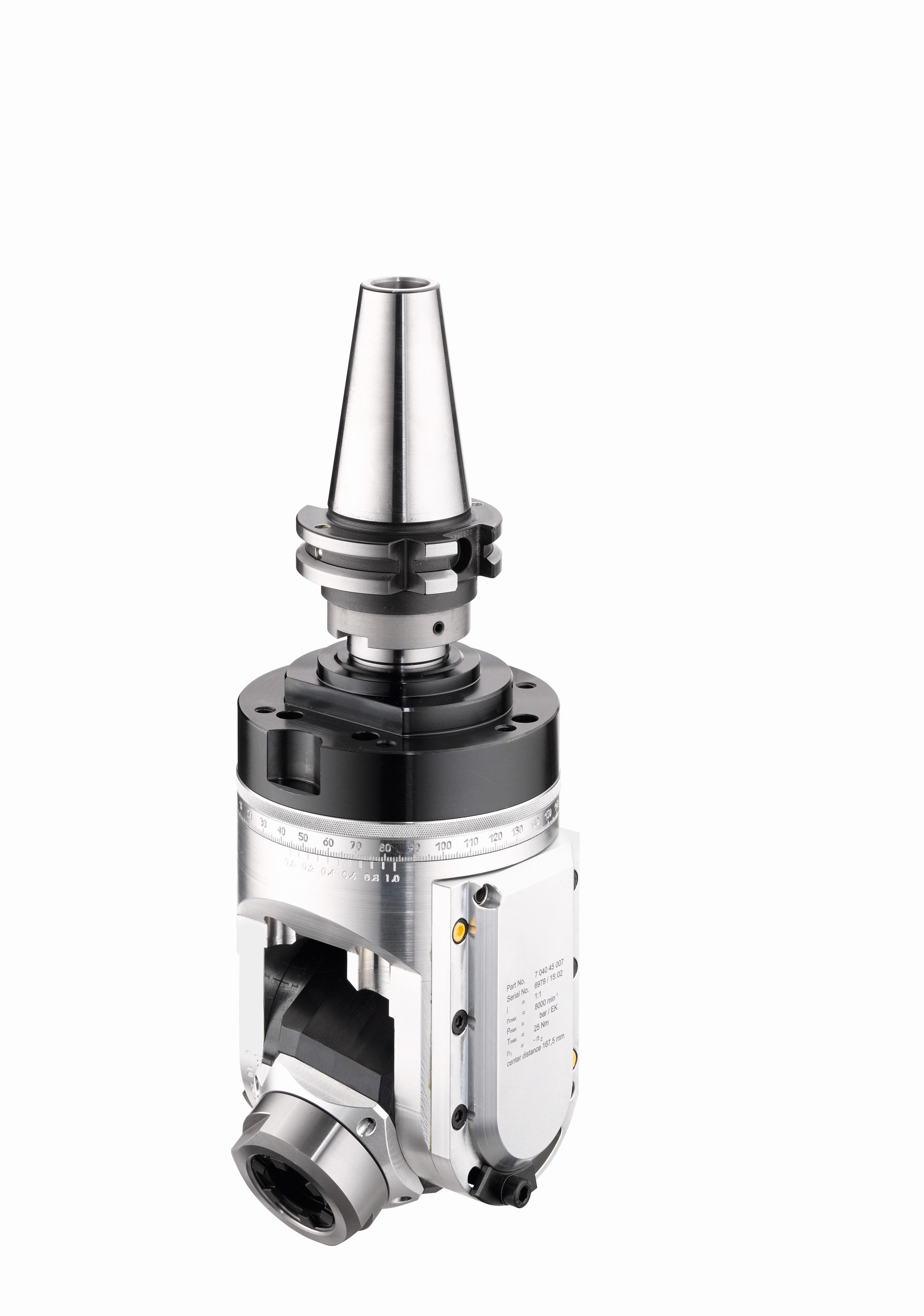 Heimatic adjustable angle head