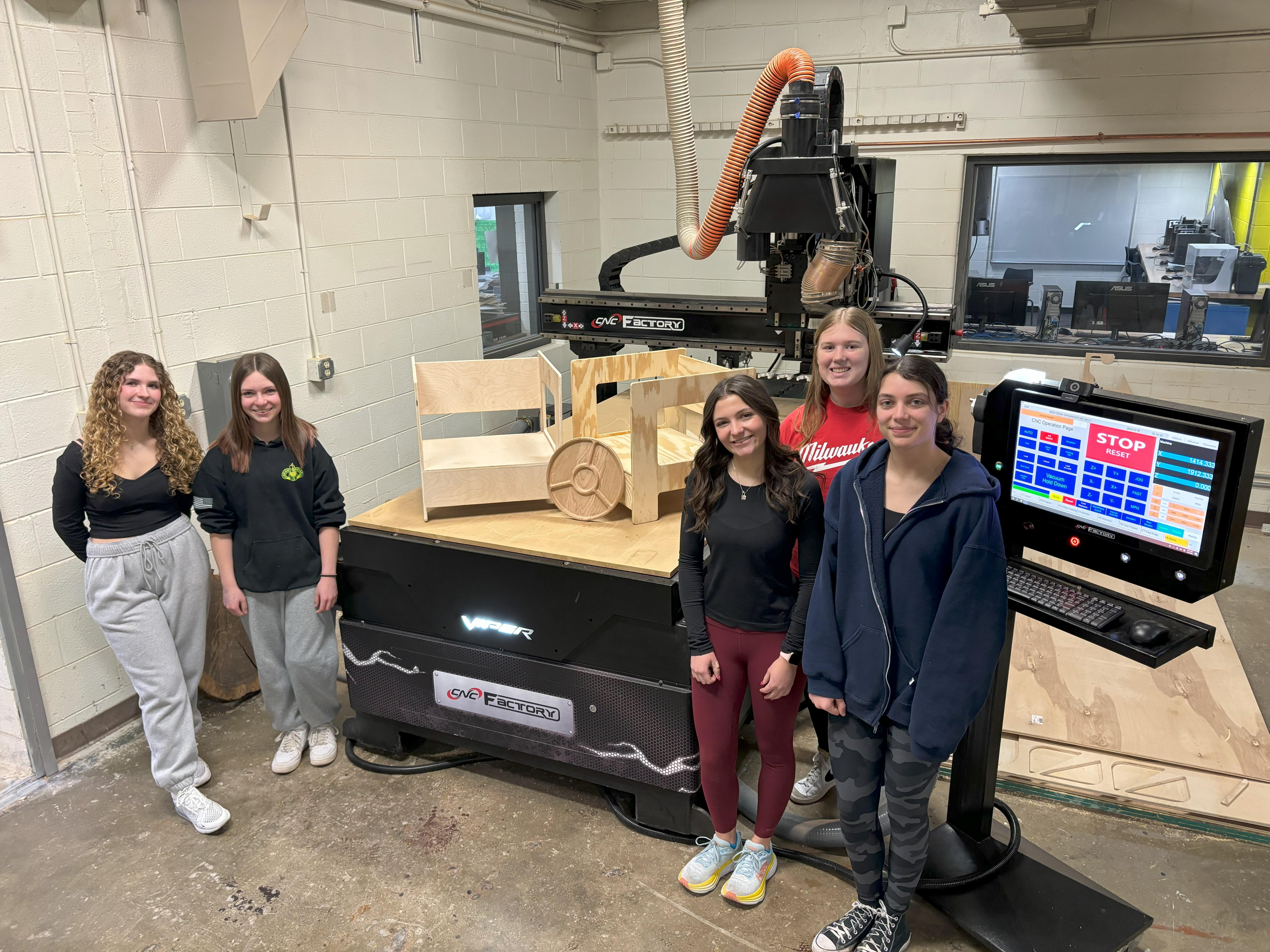 Kettle Moraine High School WCA woodworking