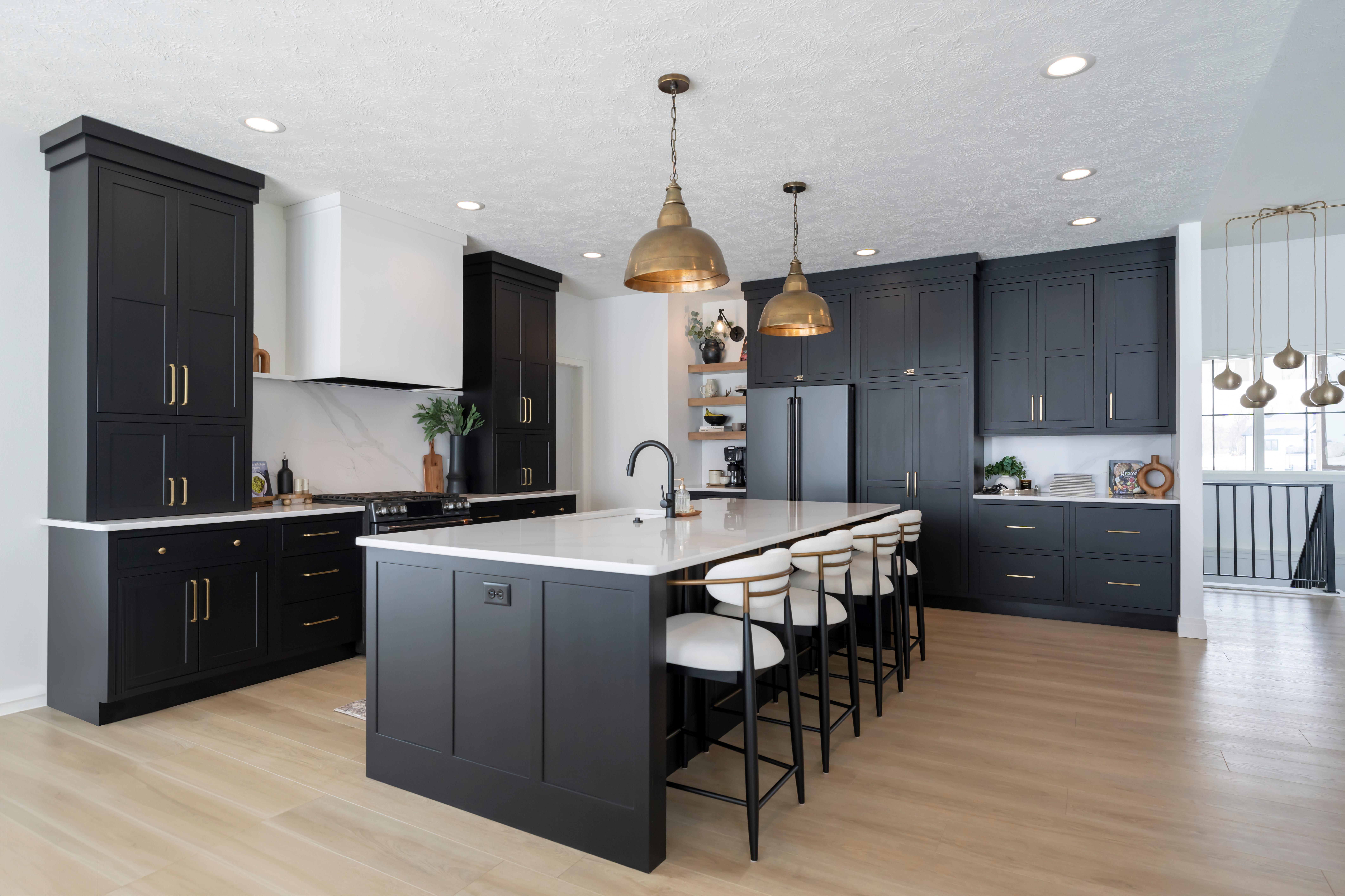 Showplace Cabinetry Black is Black kitchen