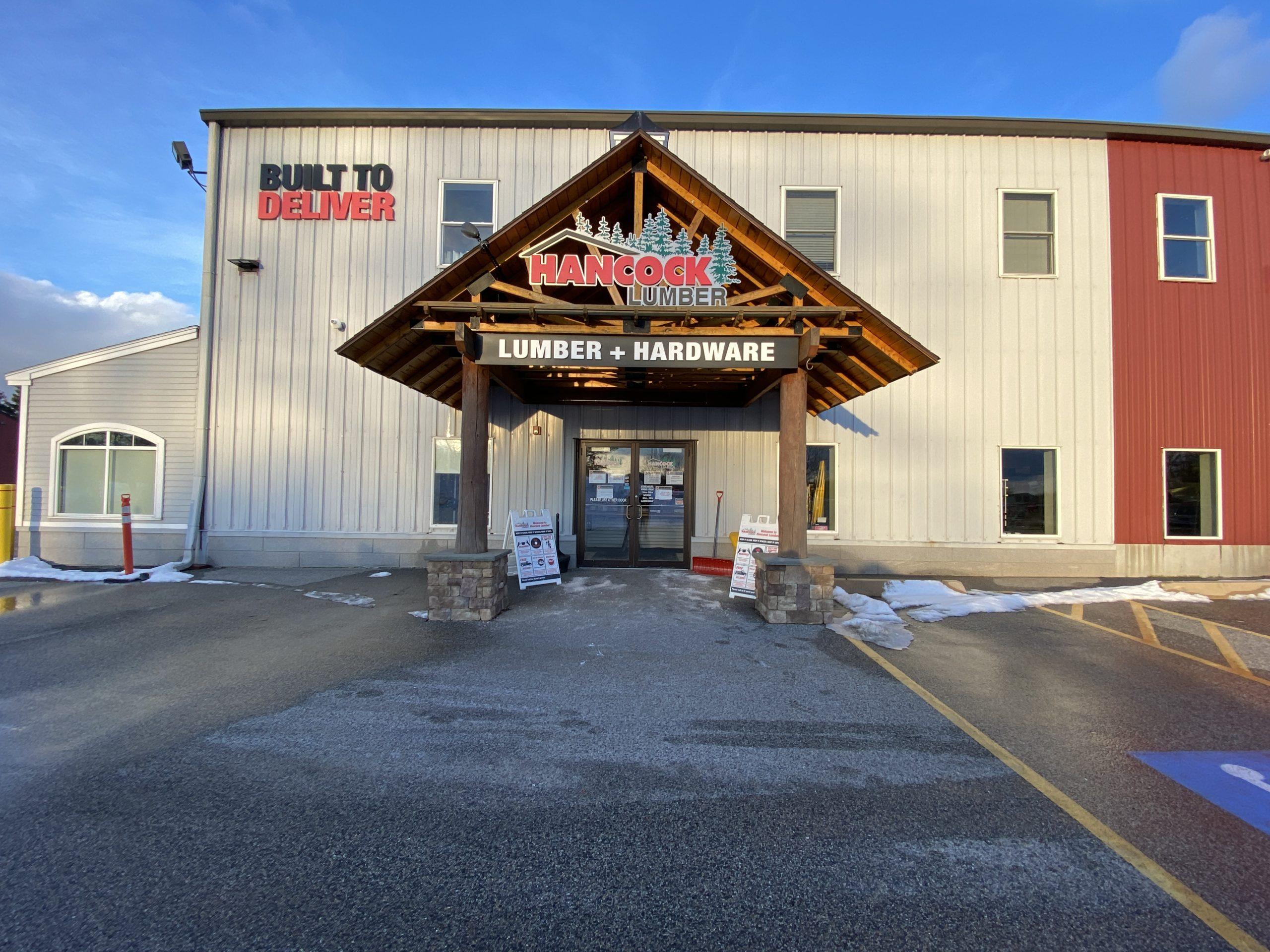 Hancock Lumber store front