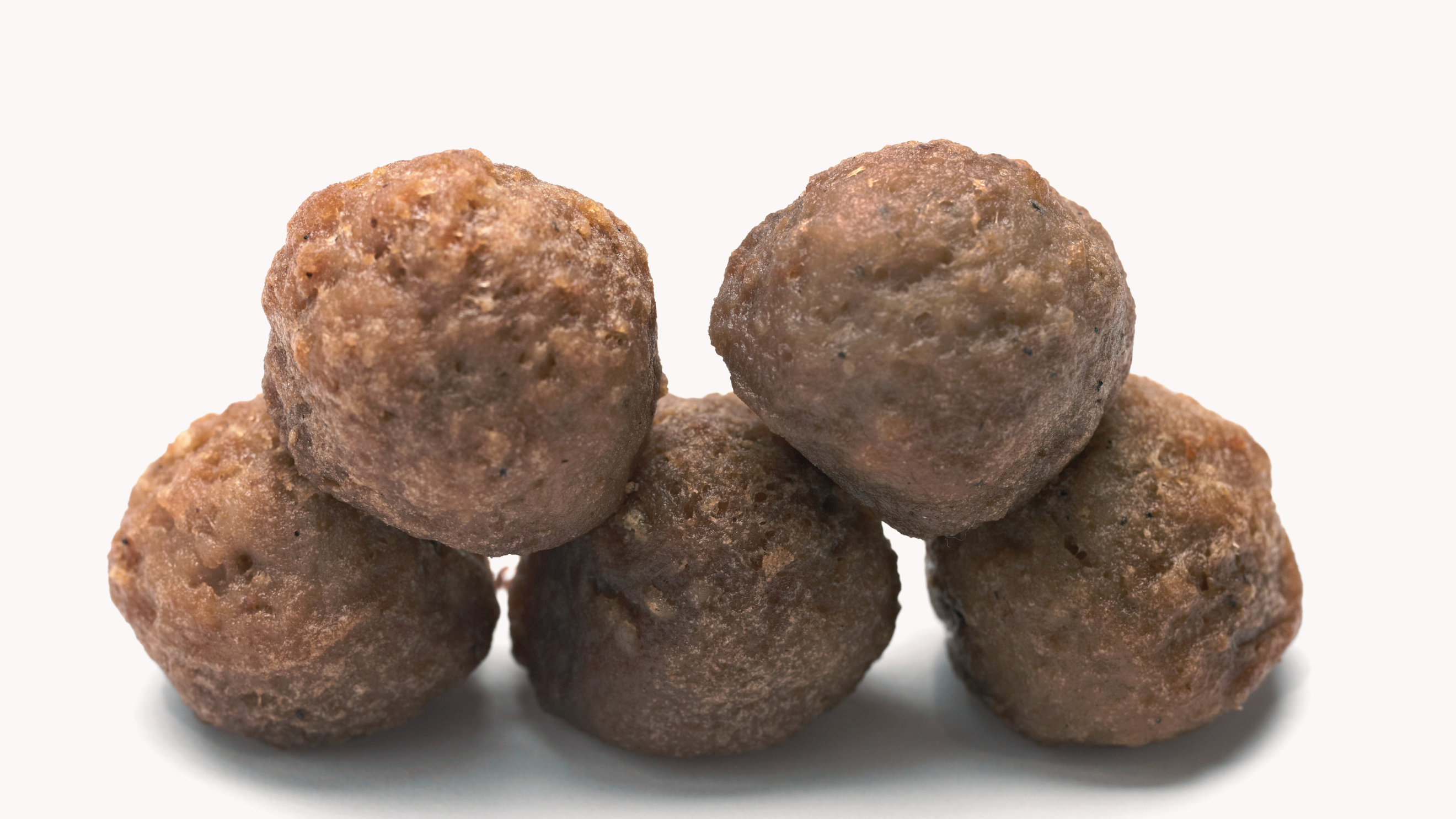 Stack of meatballs