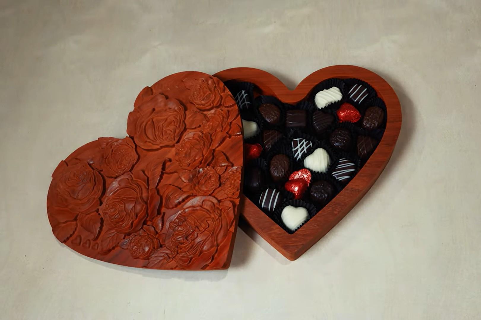 Valentine candy box