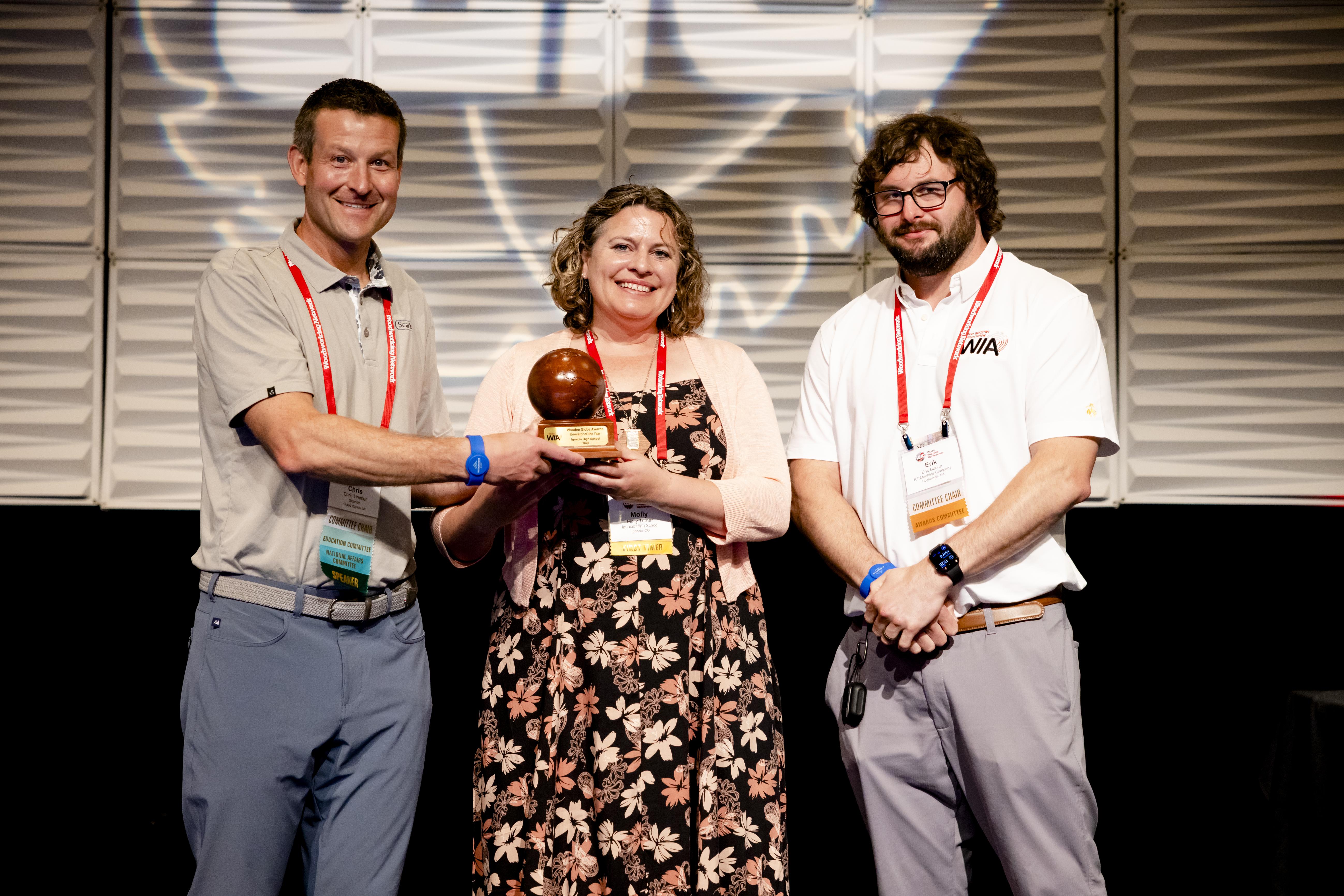 Wood Industry Association Wooden Globe Award for Educator of the Year 2026