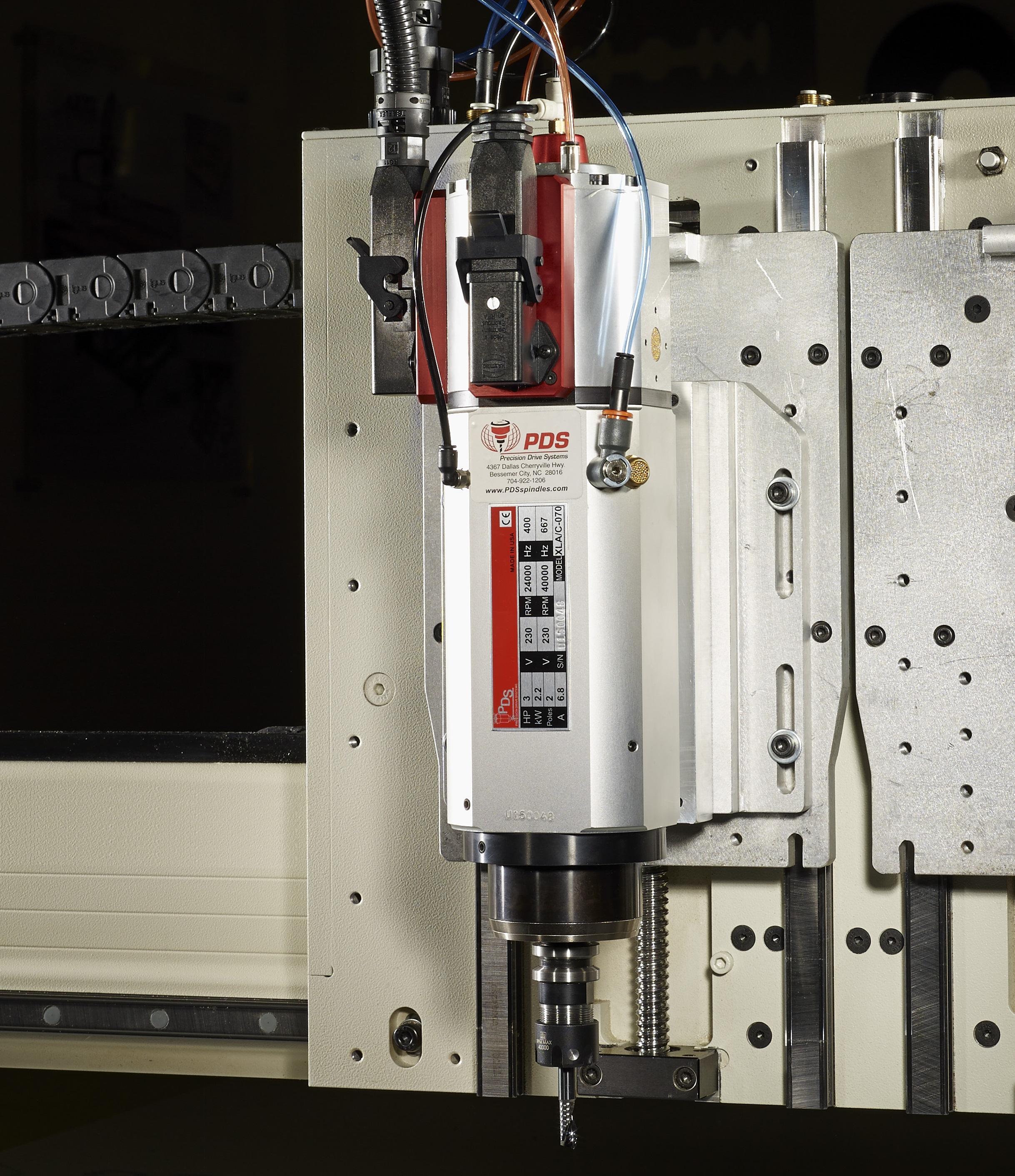 Air-cooled 40,000 rpm CNC spindle debuts at AXYZ International