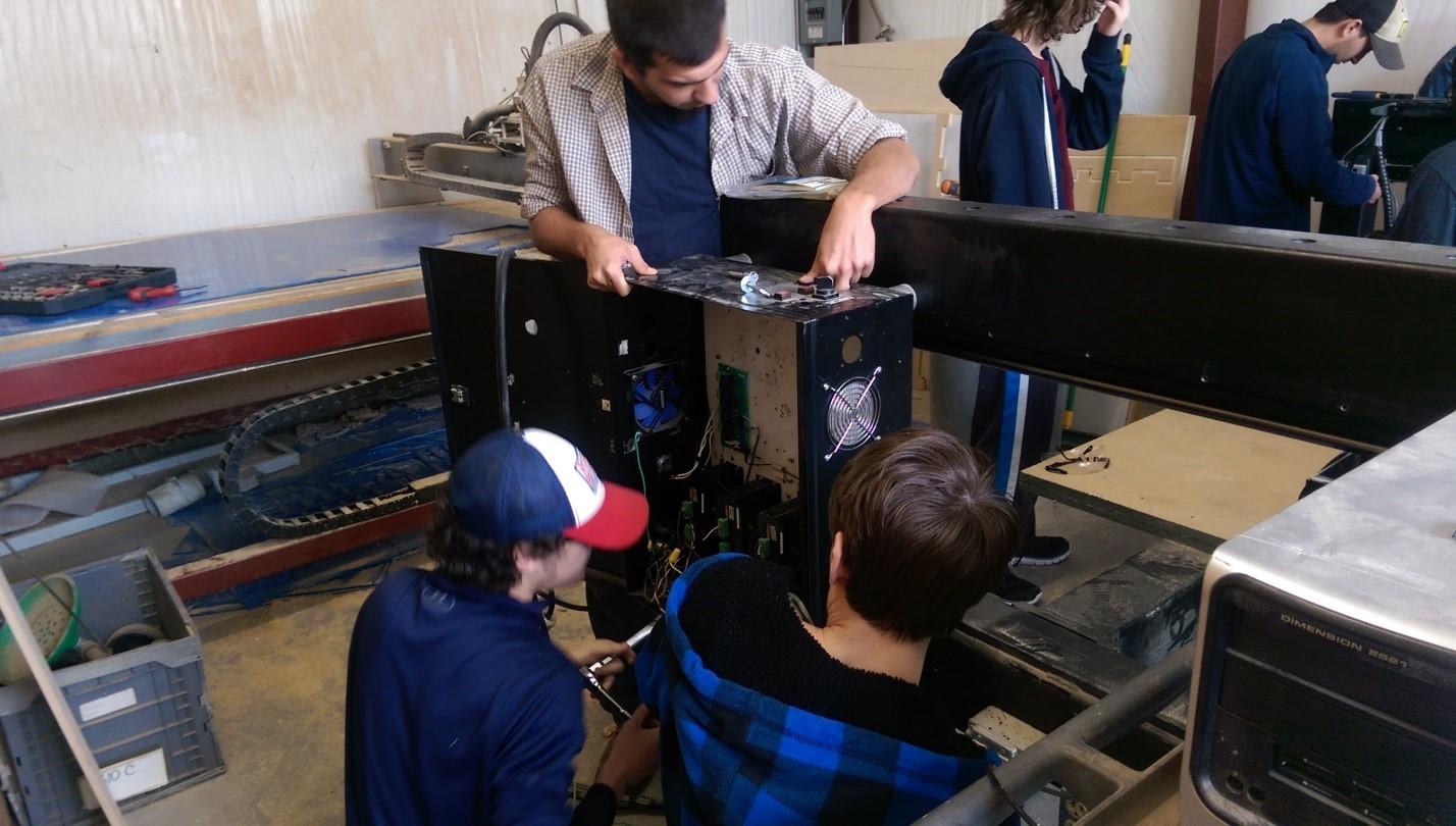 Students Disassembling Router.jpg