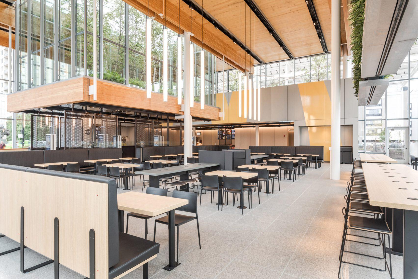 McDonald's new flagship store is made of cross-laminated timber